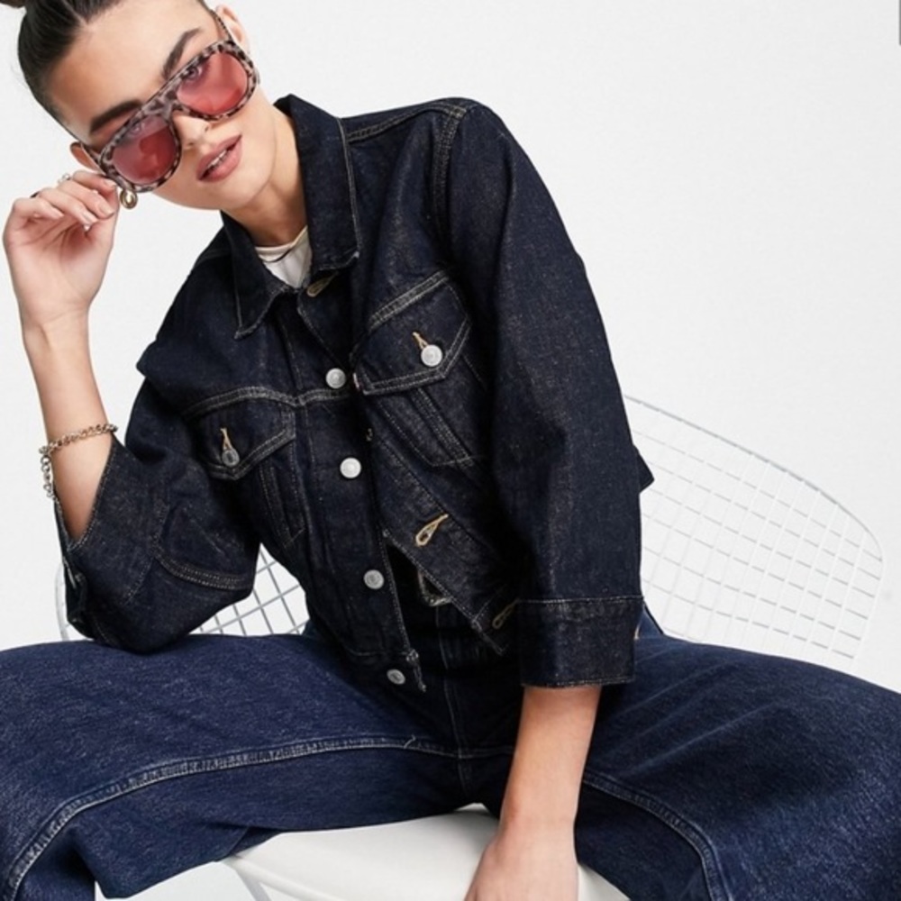 Levi’s Premium Loose Sleeve Trucker Jacket Gotta Dip Hemp